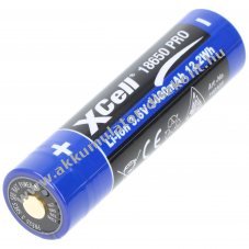 Xcell 18650 Li-Ion Akkumultor USB-C tltvel 3.6V 3400mAh, 18.2mm x 71.1mm - Kirusts!