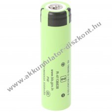 Panasonic 18650 Li-ion Akkumultor vdelmi elektronikval, rintkezfejjel, 3.7V 3300mAh