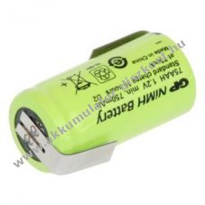 GP Akkumultorcella tpus 75AAH - 2/3 AA - 1,2V 750mAh NiMH Z forrfllel