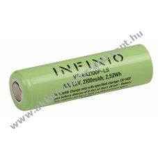 Infinio AA ceruza Akkumultor cella  2100mAh 1.2V NiMH