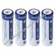 Xtar (AA) Li-Ion Akkumultor 2000mAh, 1.5V 4db/csomag