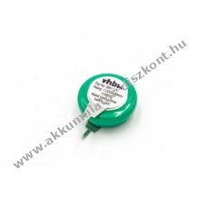 Gombakku típus V80H (1 cellás), 2pines NI-MH 1.2V 80mAh