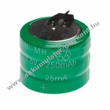Gombakku tpus V250H (3cella) U forrfles, Ni-MH, 3.6V, 250mAh
