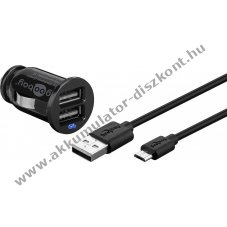 Micro USB auts adapterkszlet 2.4, Micro USB kbellel