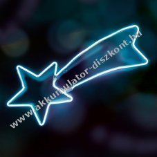 LED neon fny hullcsillag, kt oldal, fm vz, IP44, kltri, beltri