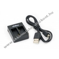 USB-s akkumultor tlt  2db Akkumultorhoz Gopro tpus AHDBT-201