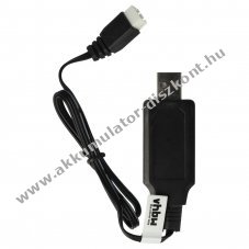 Tltkbel RC Akkumultorhoz 3 ts JST XH-3P 7.4V, 800mAh, tlt LED