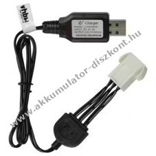 Tltkbel RC Akkumultorhoz SM-6P csatlakoz, 9.6V, 600mAh, tlt LED