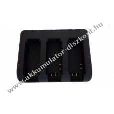 USB-s akkumultor tlt  3 rekeszes Gopro Hero tpus AHDBT-201 / 301 / 302 / 401