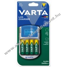 Varta AA/AAA hlzati, auts s USB okos akkumultor tlt  (2 rs) + 4db AA 2600mAh ceruza Akkumultor