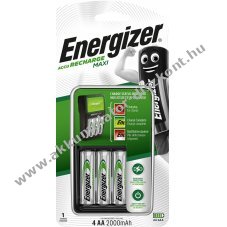 ENERGIZER Maxi AA/AAA akkumultor tlt  + 4db ceruza AA Power Plus Akkumultor 2000mAh