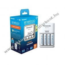 Panasonic eneloop AA/AAA akkumultor tlt  BQ-CC17 + 4db AA ceruza Akkumultor 2000mAh