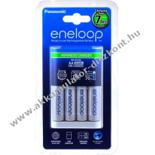 Panasonic eneloop akkumultor tlt  (7 rs) AA/AAA tpus BQ-CC17 + 4 db eneloop AA ceruza Akkumultor