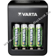 Varta LCD PLUG Charger Plus (AA/AAA 9V 57687) ceruza akkumultor tlt  + 4db AA 2100mah R2U Akkumultor + USB