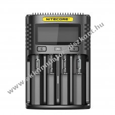 USB tlt Nitecore UM4 Li-Ion, IMR, LiFePO4 (18650) NiMH/NiCd Akkumultor