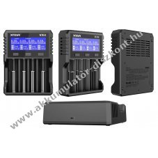 Xtar VX4 akkumultor tlt  1.5V, 3.7V Li-Ion, 3.2V LiFePO4, 1,2V NiMH Akkuk tltsre
