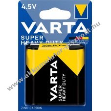 Varta Super heavy duty 3R12 laposelem 4.5V 1db/csomag