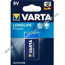 Varta Longlife Power 6LR61/6LP3146/9V Block elem (4922)