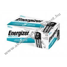 Energizer MAXPLUS elem Advanced 6LR61/PP3/9V/E-Block/522 20db/csomag