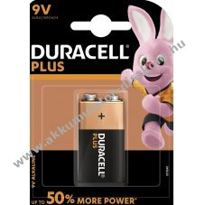 Duracell elem Plus Power MN1604 9V-Block 1db/csom.