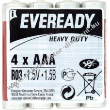 EVEREADY  AAA elem, mikro, R3, 4db/csomag