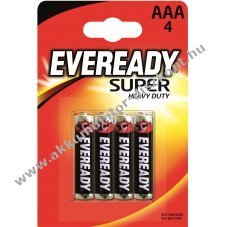 EVEREADY AAA mikro R3, elem 4db/csomag