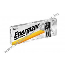 Energizer ipari elem EN91 LR6 AA Mignon R06 10db/csom.