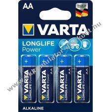 Varta alkli elem Mignon (AA / LR6) - Longlife Power (4906) 4db/csom.