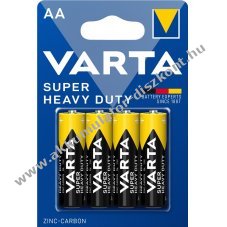 Varta Super heavy duty AA/ LR6/ R6P ceruza elem 4db/csomag