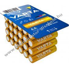Varta Longlife AA/ LR6/ mignon/ ceruza elem 24db/csomag