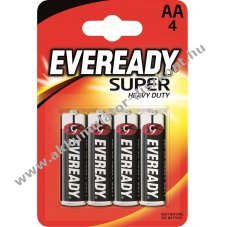 EVEREADY AA ceruza elem R6 4db/csomag