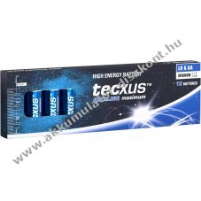 Tecxus alkli ceruza elem AA, LR6, mignon, 1.5V 12db/csomag