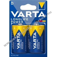Varta Longlife Power elem 4020/LR20/D/Mono/glit 2db/csom.
