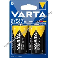 Varta Super Heavy Duty elem 4020/LR20/D/Mono/glit 2db/csom.