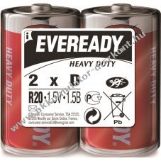 EVEREADY D, glit, R20 elem, 2db/csomag