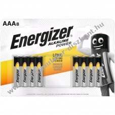 ENERGIZER Alkaline Power elem AAA mikro E92  8db/csom