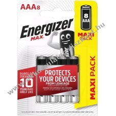 ENERGIZER Max elem AAA mikro micro E92 8db/csom