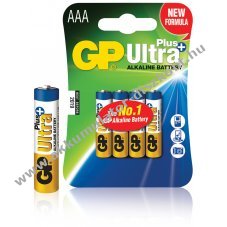 GP elem Ultra Plus LR03 Micro AAA 4db/csom.