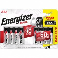 ENERGIZER Max ceruza elem mignon AA E91 8db/csom