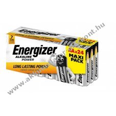 ENERGIZER Alkaline Power ceruza elem Mignon AA 24db/csomag