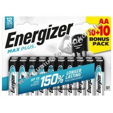 Energizer MAXPLUS LR6 LR06 mignon AA ceruza elem 20db/csomag