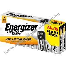ENERGIZER Alkaline Power elem LR6, AA 16db/csomag