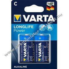 Varta Longlife Power / High Energy Alkaline alkli 4914 bbi baby elem 2db/csom.