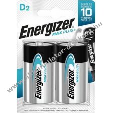 ENERGIZER MAX PLUS, D, glit, E95, 2db/csomag