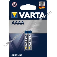 Varta elem Alkaline Piccolo, AAAA, LR61 2db/csomag