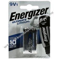 Energizer Ultimate Lithium elem tpus 4022  9V-Block 1db/csom.