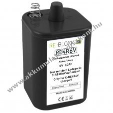 AccuCell 4R25 Akkumultor, Re-Block RE4R6V Emilia LiFePo4, 6V, 10000mAh