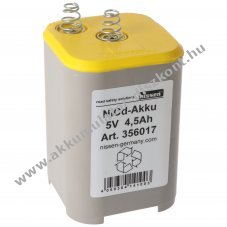 Nissen 4R25 Akkumultor, Ni-Cd, 5V, 4.5Ah