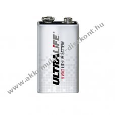 Ultralife Lithium E-Block specilis elem U9VL-J-P 9V 1200mAh (10 ves lettartam)