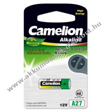 Camelion LR27A 1db/csom. Aut/ kocsi / gpjrm tvirnyt elem, remote control battery